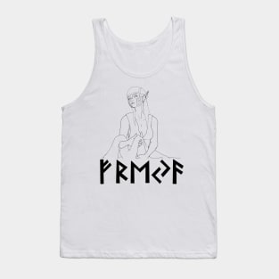 Freyja (Line art Version) Tank Top